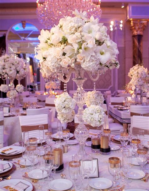 White Wedding Centerpieces Wedding Flowers Inside Weddings