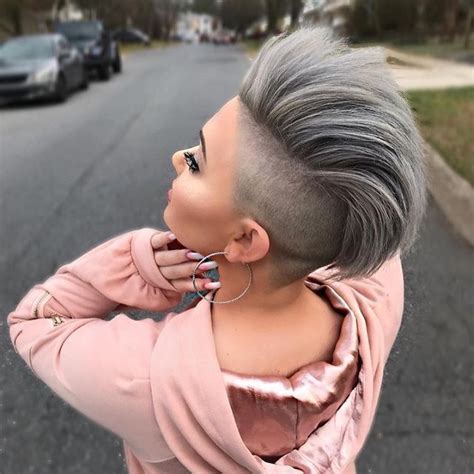 40 Hot Faux Hawk Hairstyles For Women To Try In 2024 Short Shaved Hairstyles Short Hair