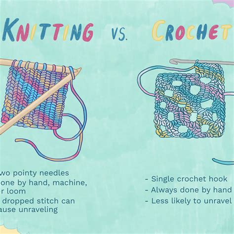 Learn The Differences Between Knitting And Crocheting Images And