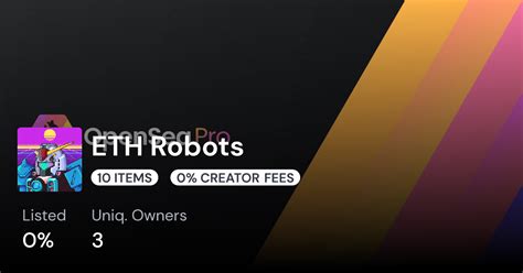 Eth Robots Collection Opensea Pro