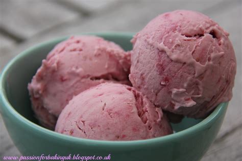 Passion For Baking Raspberry Icecream No Churn