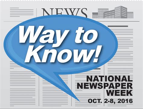 National Newspaper Week 2016 National Newspaper Week