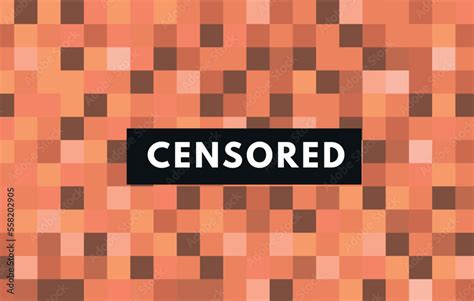 Censor Blur Effect Texture Isolated Blurry Pixel Color Censorship