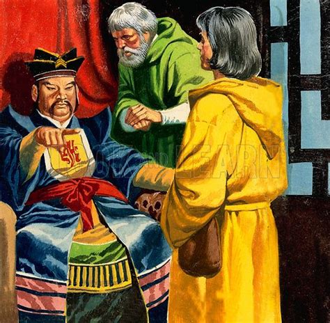 Marco Polo Introducing His Son To Kublai Khan Stock Image Look And Learn