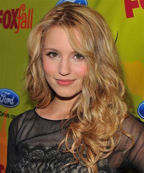 We did not find results for: Dianna Agron Long Curly Golden Blonde Hairstyle with Light ...