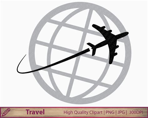 Travel Clipart Plane Clip Art Travelling Graphics Around