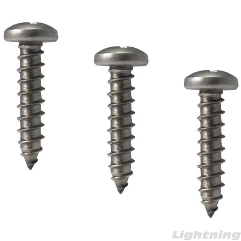 Pan Head Sheet Metal Screws 316 Stainless Steel Marine Grade 14x34