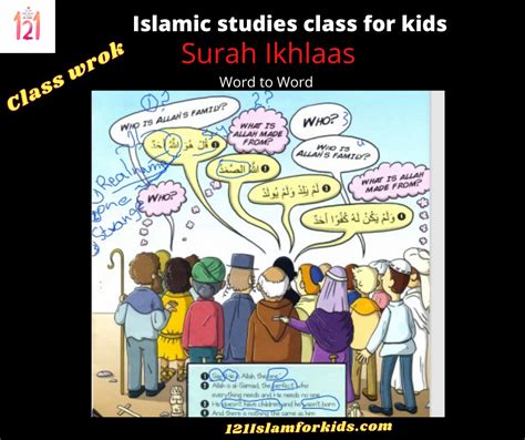 Surah Ikhlas Tafseer For Kdis 121 Islam For Kids Islamic Kids