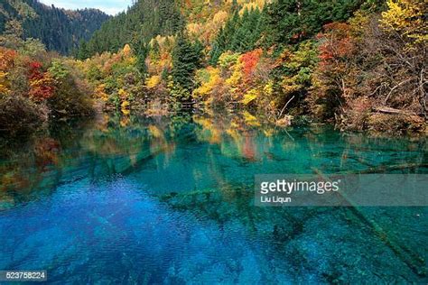 Jiuzhaigou National Park Photos And Premium High Res Pictures Getty