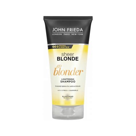 John Frieda Sheer Blonde Go Blonder Lightening Shampoo 175ml In Bd