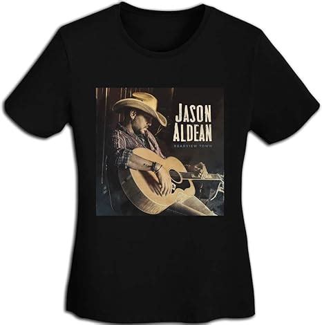 Amazon Com Jason Aldean Rearview Town T Shirts Womens T Shirt Short