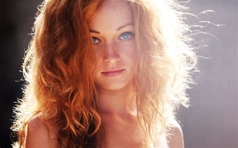1920x1080 1920x1080 Women Redhead Blue Eyes Face Looking At Viewer