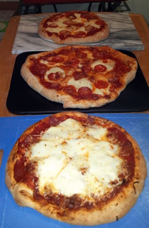 If you ever wanted to have two days worth of food in a half hour, you may want to try this happy meal infused pizza. Home made whole wheat pizzas with fresh mozzarella and a ...