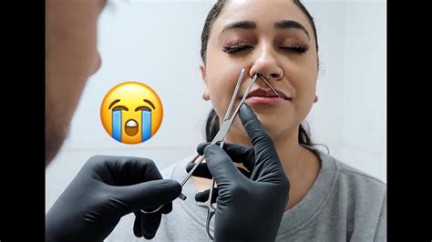 If you're interested in a new piercing, be it a septum, ear piercing, or belly button piercing, look for a clean. WATCH ME GET A DOUBLE NOSE PIERCING *INTENSE* - YouTube