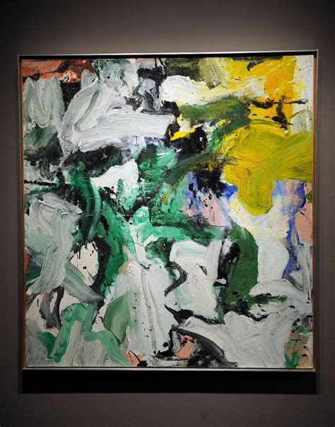 Untitled Xv By Willem De Kooning Is On Display During A Preview Of