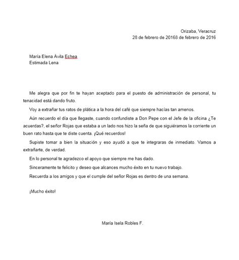 Carta De Despedida Laboral En Inglés Ejemplo Gratis Vrogue