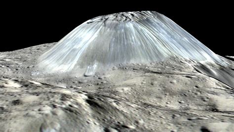 Dwarf Planet Ceres May Hold A Towering Ice Volcano The Washington Post