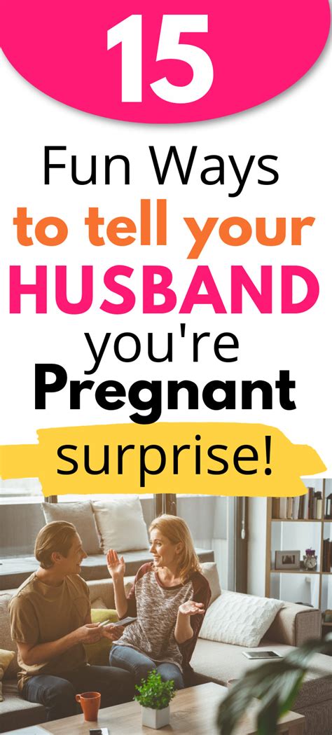 15 Surprising Pregnancy Announcement Ideas To Break The News To Your Husband Growing