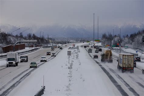 Snow Storm Closes Anchorage Schools Slows Morning Traffic Alaska