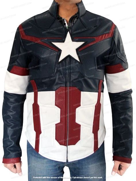 Captain America Leather Jacket Age Of Ultron Chris Evans Jacket
