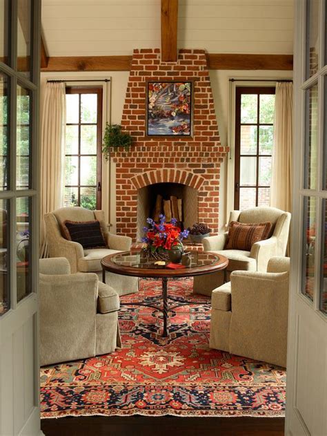 Ideas for stylish decor of a green beauty. 59 Cool Living Rooms With Brick Walls | DigsDigs