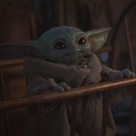 1080x1080 Resolution Cute Baby Yoda From Mandalorian 1080x1080