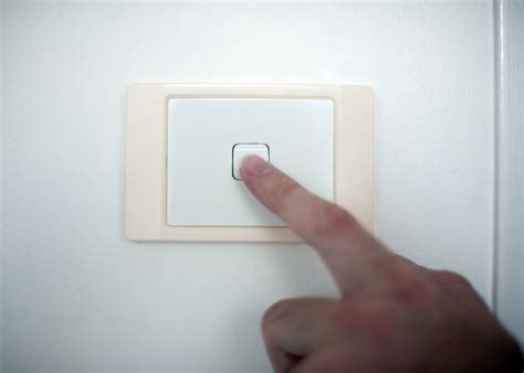 Free Stock Photo 10652 Finger Switching On Or Off A Light Switch