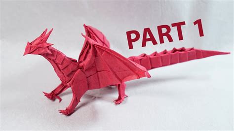 Part 1 Origami Dragon 60 Tutorial Henry Phạm Youtube