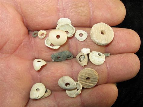 Whalens Artifacts 20 Misc California Chumash Beads Authentic Indian