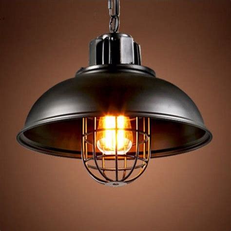 American Loft Style Iron Droplight Edison Industrial Vintage Pendant Light Fixtures For Dini