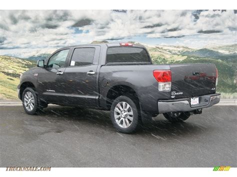 Go online to www.cardenastoyota.com to see our. 2012 Toyota Tundra Platinum CrewMax 4x4 in Magnetic Gray ...