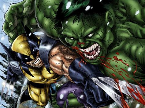 Hulk Vs Wolverine Marvel Characters Comic Books Art Marvel Heroes