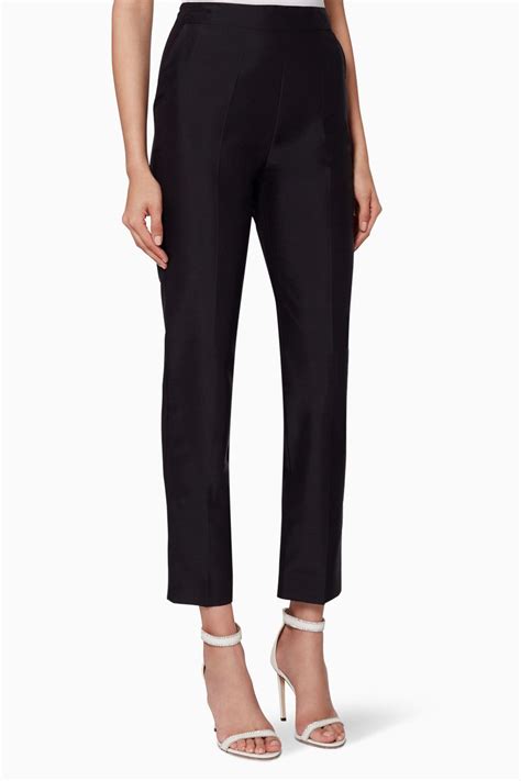 Shop Macgraw Black Non Chalant Tailored Pants For Women Ounass Uae