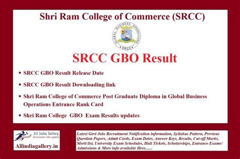 March 25, 2021 by diploma in engg. SRCC GBO Result 2021 Shri Ram College of Commerce Post ...