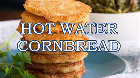 Hot water cornbread warm crispy edges and soft center fried cornmeal patties a wonderful side to any greens beans soups and even fried dishes. Jiffy Hot Water Cornbread Recipe / 2 Ingredient Hot Water ...