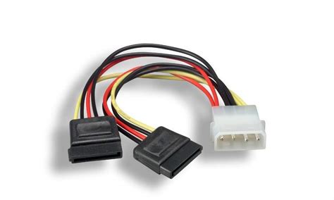 Sata Dual Power Splitter Cable 6 Inch