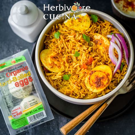 Herbivore Cucina Instant Pot Masala Egg Biryani