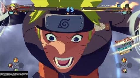 Naruto Shippuden Ultimate Ninja Storm 4 Dark Horizom 1 Ranked Match