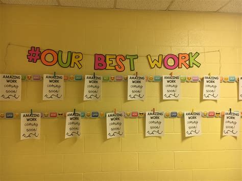 Hallway student work display! | Displaying student work, Work display