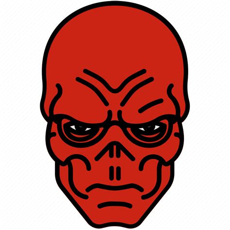 Avengers Marvel Red Skull Skull Icon Download On Iconfinder