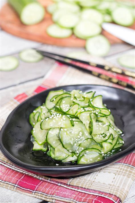 Japanese Cucumber Salad Recipe Sunomono Sweet And Tangy