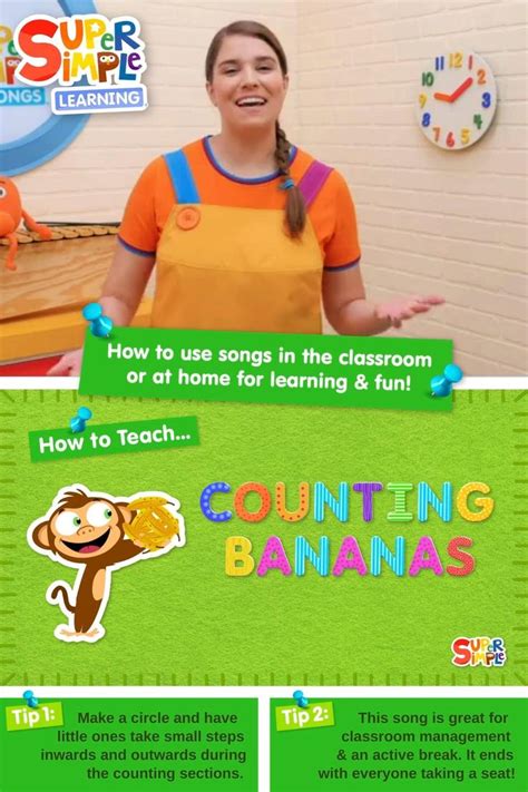 Counting Bananas How To Teach Kids Songs And Games English Language