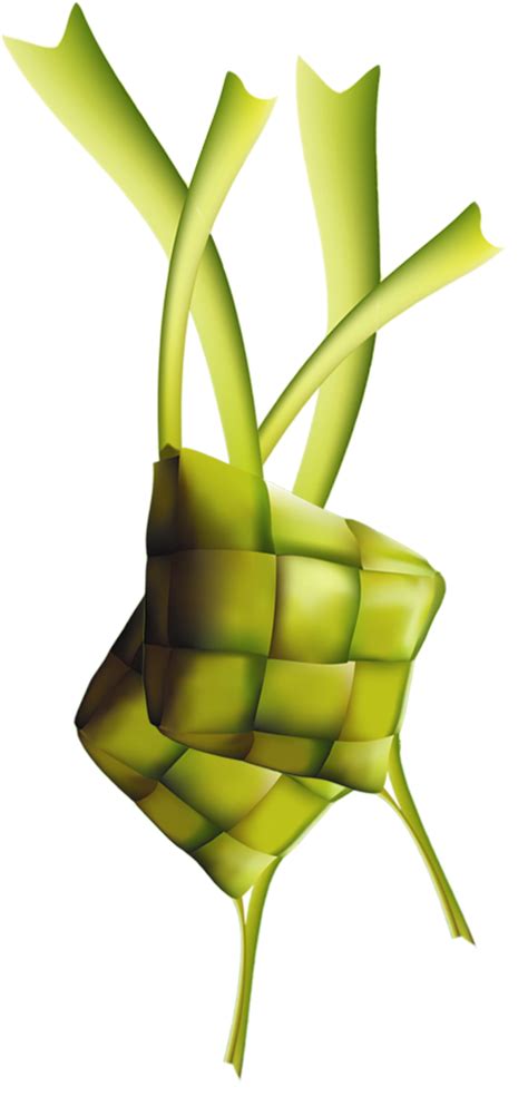 Untuk membuat ketupat yang sempurna, diperlukan ketelitian dan ketelatenan seseorang dalam. Kumpulan gambar dan animasi bergerak ketupat Lebaran - SIMOMOT