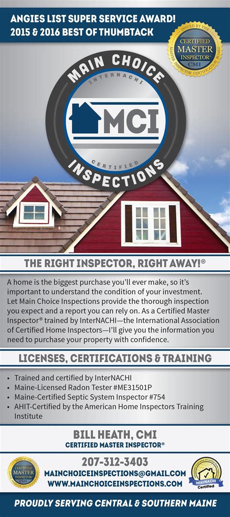 Examples Of The Cmi® Logo In Use Certified Master Inspector®