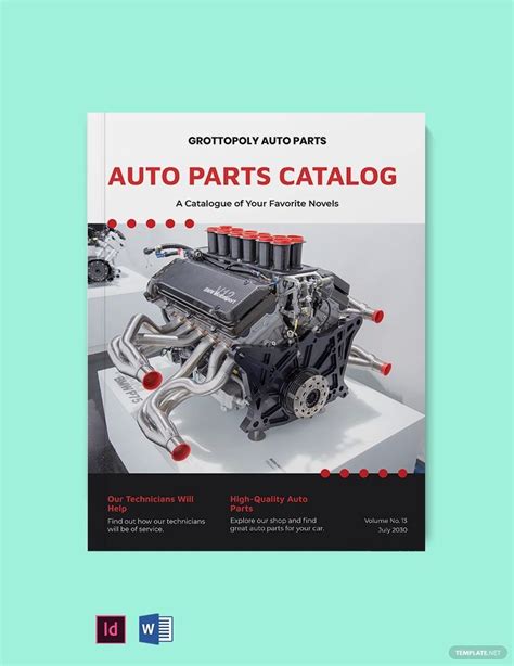 Auto Parts Catalog Template Download In Word Pdf Indesign