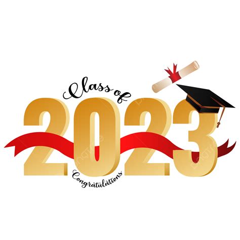 Graduation Class Of 2023 Transparent Background And Vector Free Class