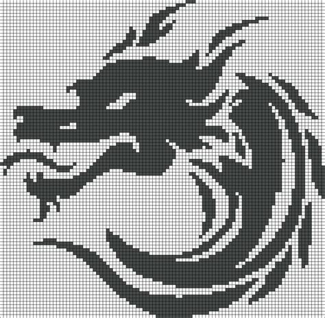 Dragon Pixel Art Alpha Pattern Infographicnow Com Your Number One Source For Daily
