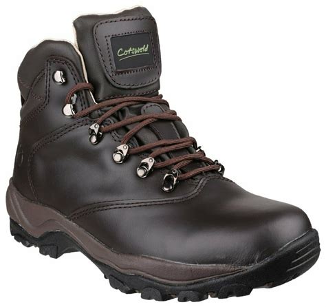 Mens Cotswold Waterproof Hiking Walking Trekking Leather Boots Sizes 7