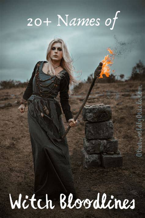 Witch Bloodline Names From Salem Scotland And More In 2022 Witch