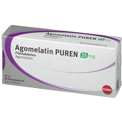 Fra wikipedia, den frie encyklopedi. AGOMELATIN PUREN 25 mg Filmtabletten 98 St - shop-apotheke.com